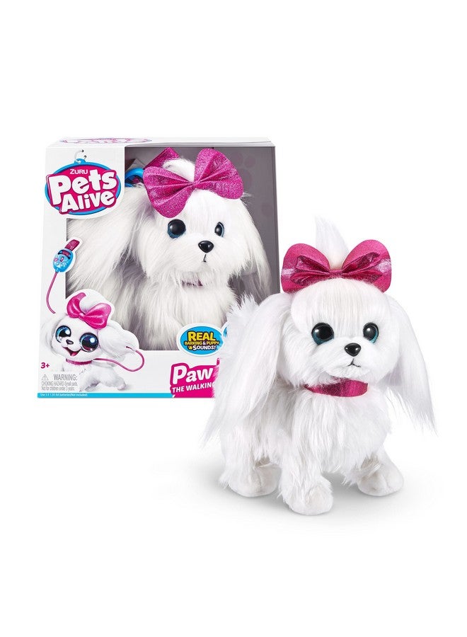 Pets Alive بيتس أليف ليل باو الجرو المتجول من زورو - كلب تفاعلي يمشي، يهز، وينبح، حيوان أليف تفاعلي، طوق إلكتروني، لعبة ناعمة للأطفال والفتيات - Image 1