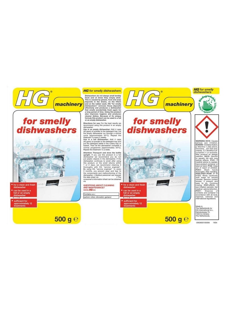 HG Dishwasher Cleaner & Odour Freshener 500 ML - Image 3