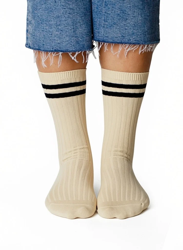 Prickly Pear the athletic sock, beige