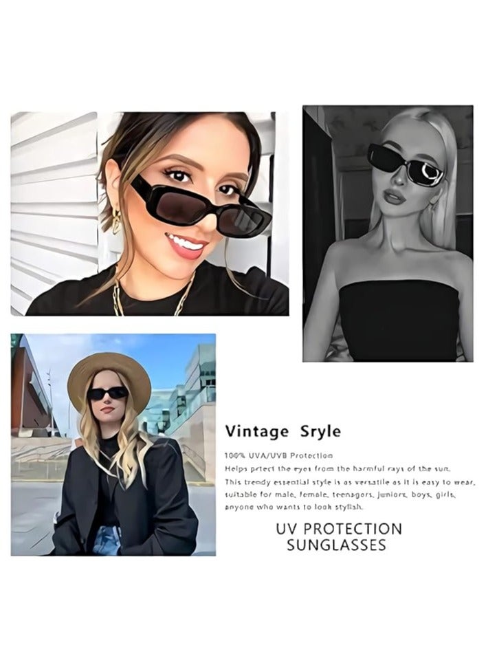 Bukela 2PCS Small UV 400 Cat-Eye Sunglasses Women's - Fashion Quality Luxury Women's Sun Glasses - Image 3