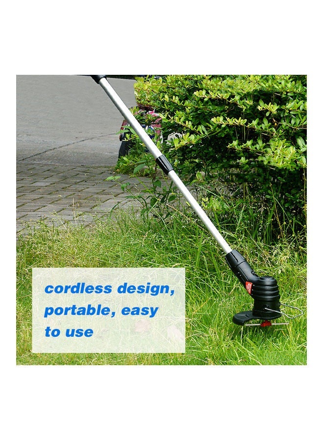 NIBEMINENT Cordless Electric Lawn Mower Black/Silver - Image 4