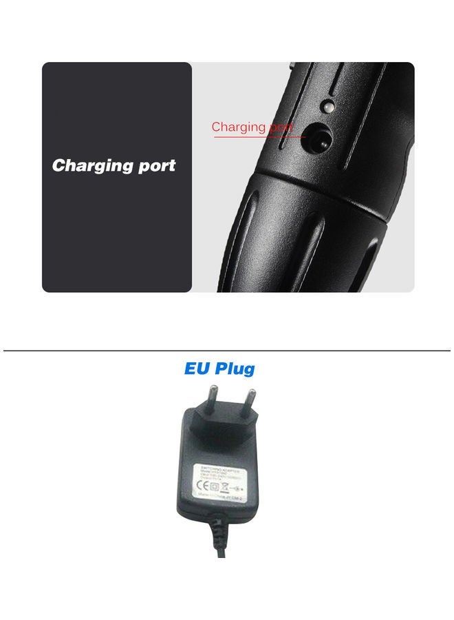 NIBEMINENT Cordless Electric Lawn Mower Black/Silver - Image 3