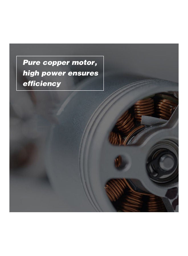 NIBEMINENT Cordless Electric Lawn Mower Black/Silver - Image 5