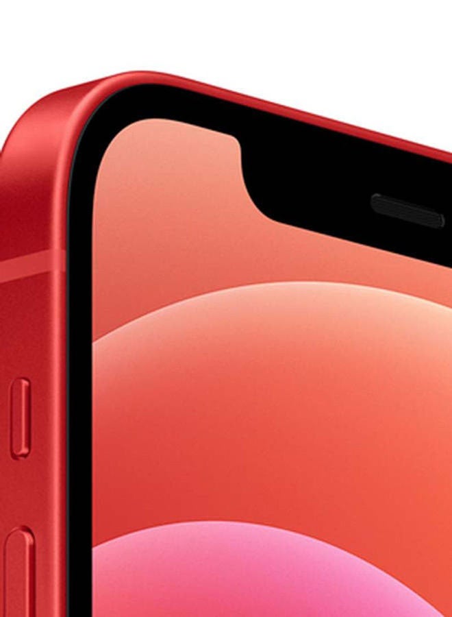ابل  آيفون 12 مع تطبيق فيس تايم سعة 64 جيجابايت (برودكت) أحمر يدعم تقنية 5G - مواصفات عالمية - Image 4