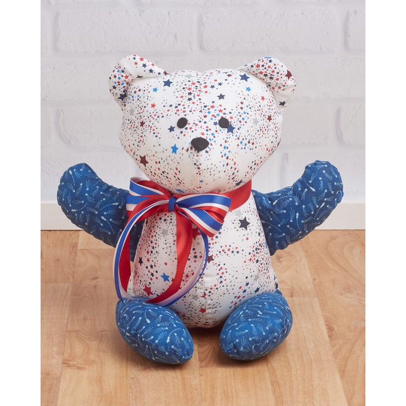 Simplicity SS9569A Memory and Autograph Bear Plush Animal Sewing Pattern Kit, Code S9569, Sizes S-M-L - Image 4