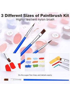 KASTWAVE Custom Paint By Numbers Paint By Number Kits DIY Paint by Numbers Paint by Numbers for Kids Adults Beginners 16x20inch Colorful Cat and Butterfly  - Image 2