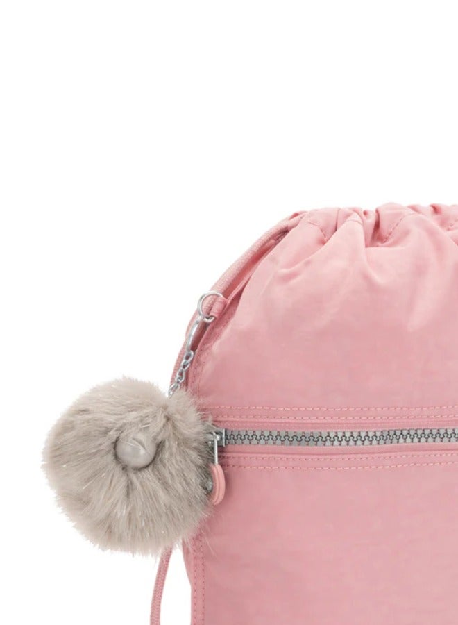 kipling Supertaboo Bridal Rose Medium Backpack - Image 5