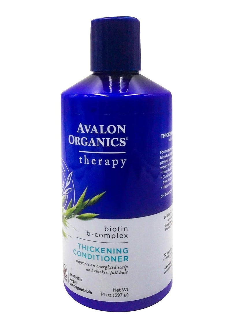 Avalon Organics Biotin B-Complex Thickening Conditioner, 14 oz - Image 3