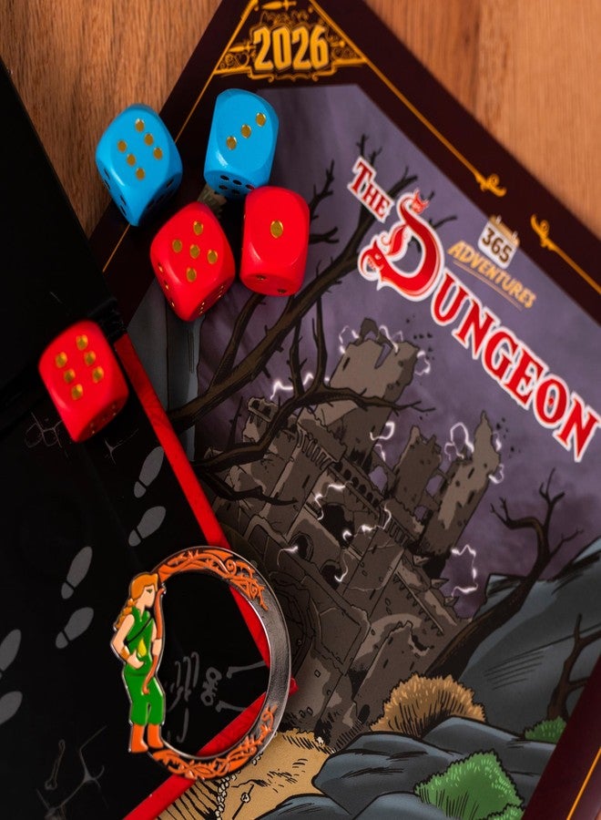 Pandasaurus Games 365 Adventures: The Dungeon (2026) Calendar - Year-Long Solo Quest Board Game, Strategic Dice Rolling & Exploration for Kids & Adults, Ages 14+, 1+ Players, 15 Minute Playtime - Image 5