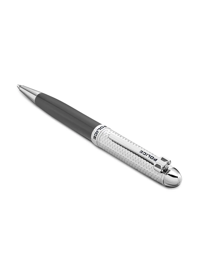 POLICE Grey Ferrara.2 Luxury Pen for Men with Blue ink
