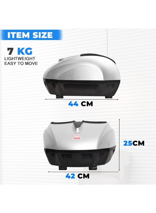 سكاي لاند جهاز تدليك القدم، جهاز تدليك شياتسو للقدم مع وظيفة التسخين، والعجن، واللف، والضغط الهوائي، يخفف آلام التهاب اللفافة الأخمصية وينعش القدمين المتعبتين، EM-2190 - Image 3