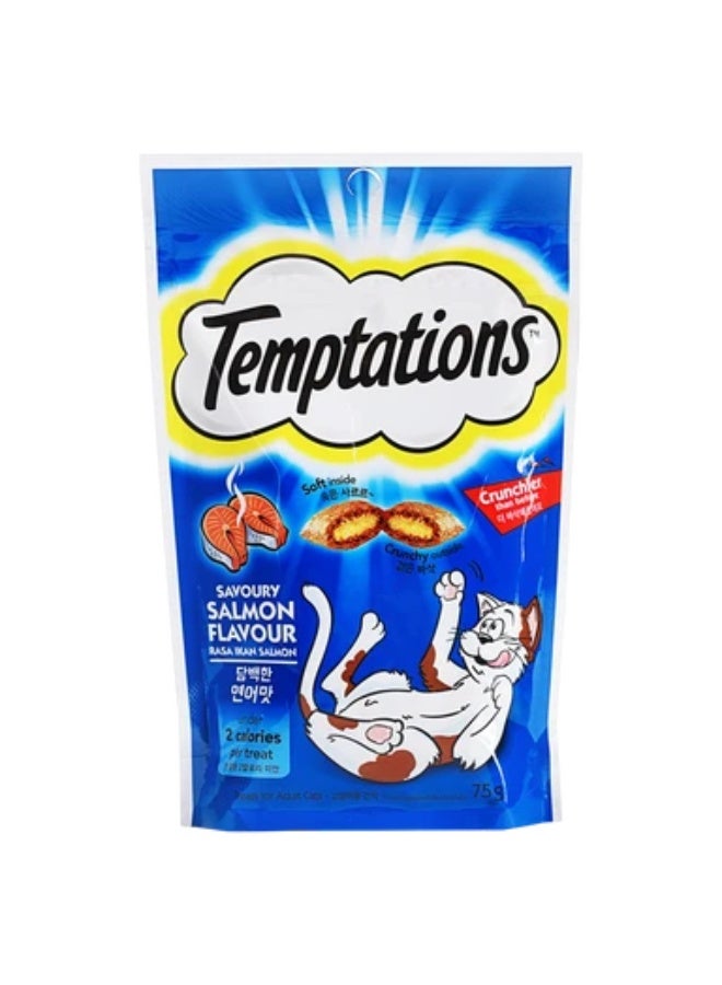 ويسكاس، طعام القطط الجاف بنكهة السلمون، 75 غرام - Image 1