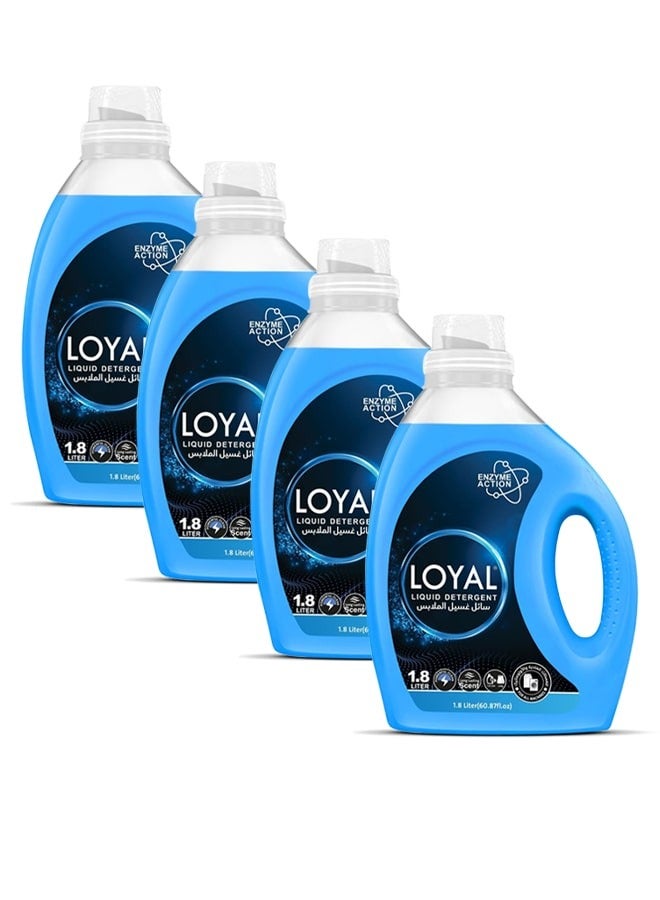 loyal Liquid Laundry Detergent 4x 1800ml pack of 4