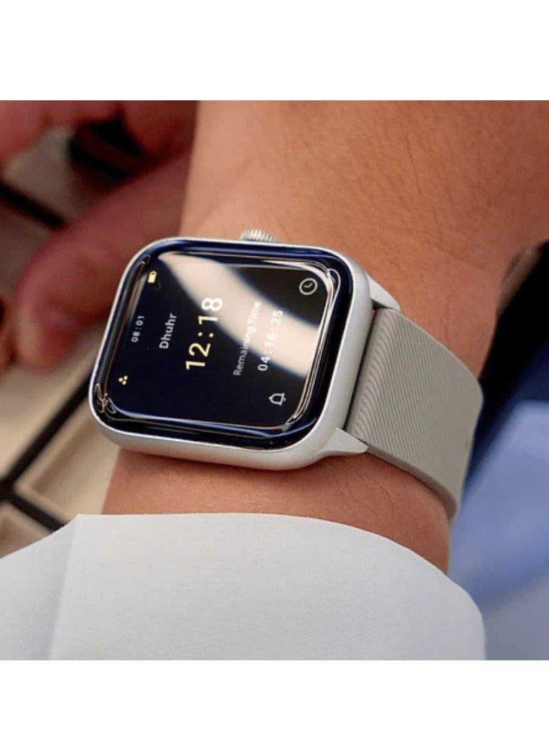 iQIBLA Quran Watch S2 Smartwatch For Unisex AMOLED Display Bluetooth Calling Watch IP67 Waterproof Fitness Watches Compatible With Android iOS Full Quran Recitation Prayer Reminder iQibla QWatch S2 Smart Watch iQibla Watch White - Image 4