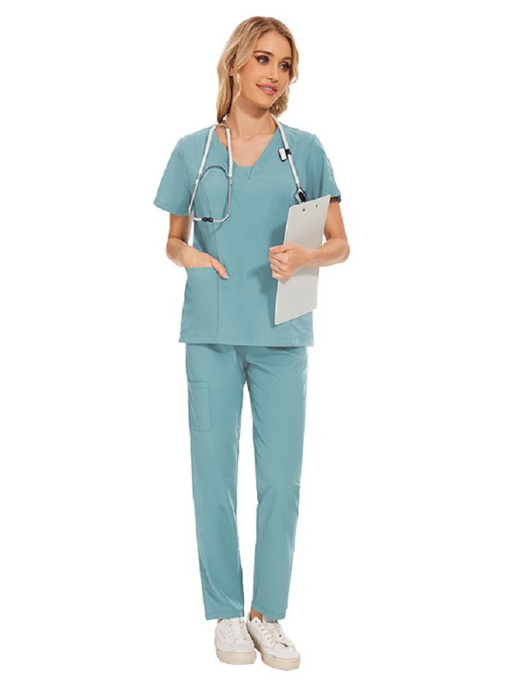 Gasin Medical Scrub Suit Surgical Gown Suit Doctor Nurse Suit  - Image 1