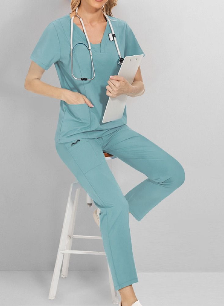 Gasin Medical Scrub Suit Surgical Gown Suit Doctor Nurse Suit  - Image 2