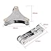 Walfront 51pcs Thread Pitch Set Screw Thread Measuring Tool for InternalExternal Thread Stainless Steel America SAE51pcs - Image 3