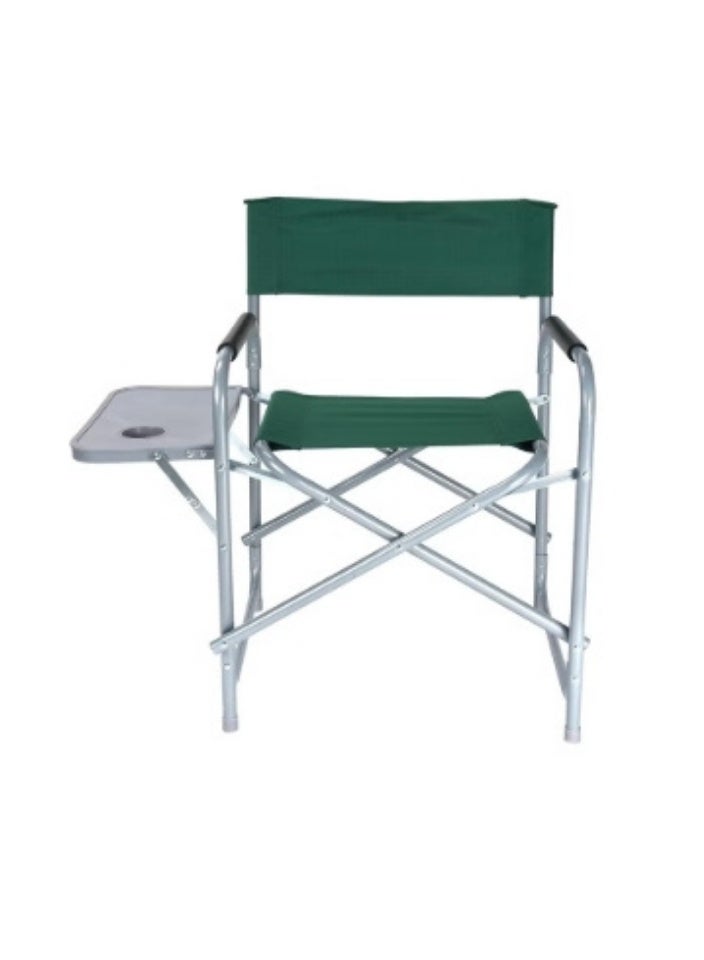 سمارت هوم كرسي قابل للطي مزود بجيب تخزين و طاولة جانبية مع مدخلين للكاسات للتخييم و الرحلات - Image 2