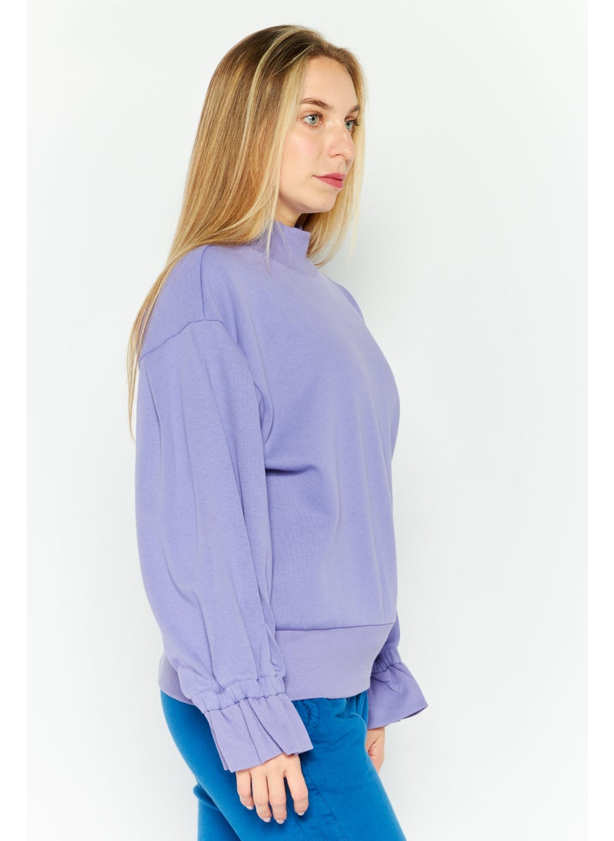 Women Sportswear Fit Long Sleeve Outdoor Sweatshirt, Purple - pzsku/Z4DB2359900EE92649B51Z/45/_/1737642111/40bdad94-4e31-49eb-81c9-a9c1e968b452