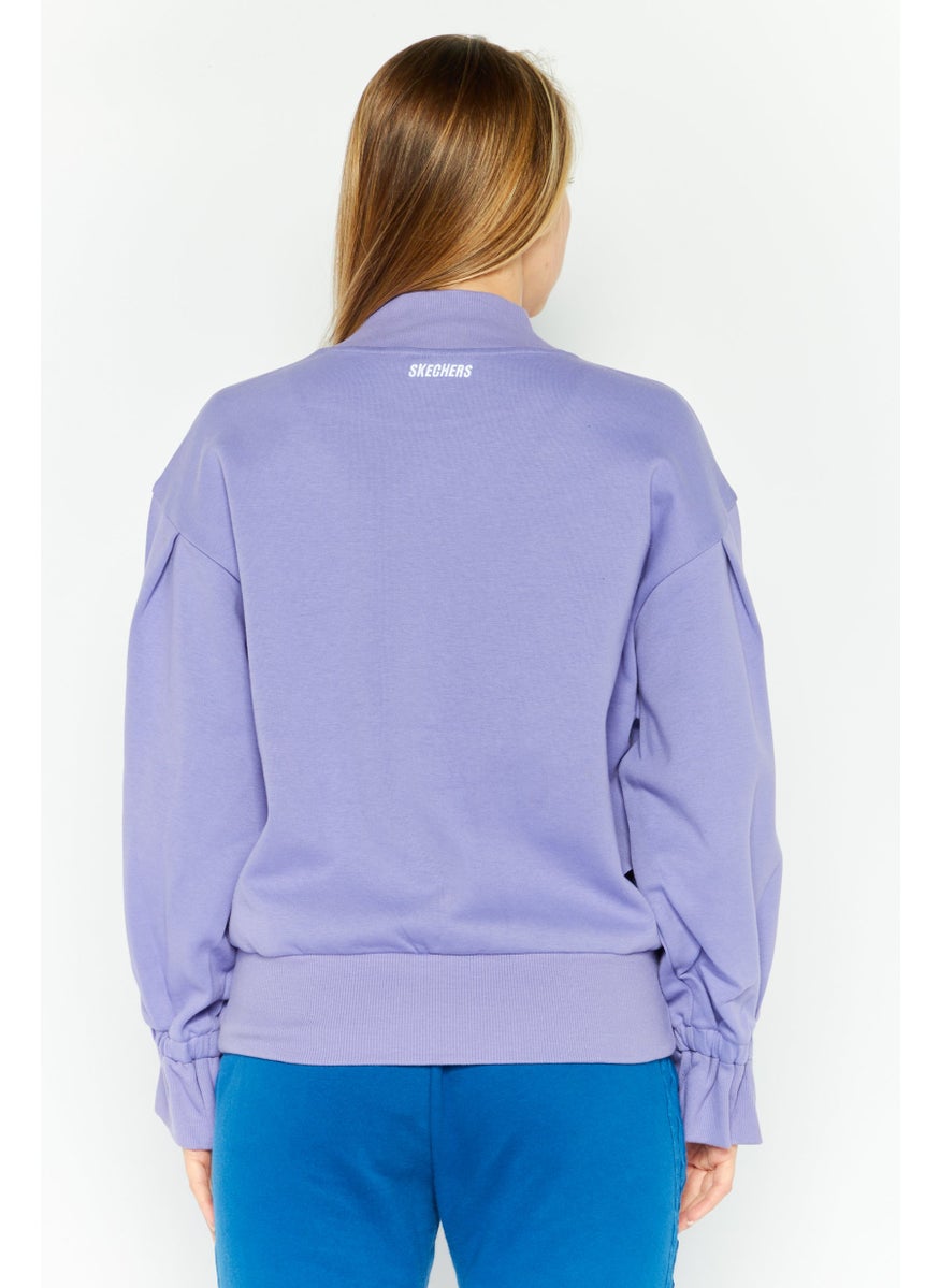 Women Sportswear Fit Long Sleeve Outdoor Sweatshirt, Purple - pzsku/Z4DB2359900EE92649B51Z/45/_/1739715461/6a6df463-7170-4164-918a-28b9911fe788