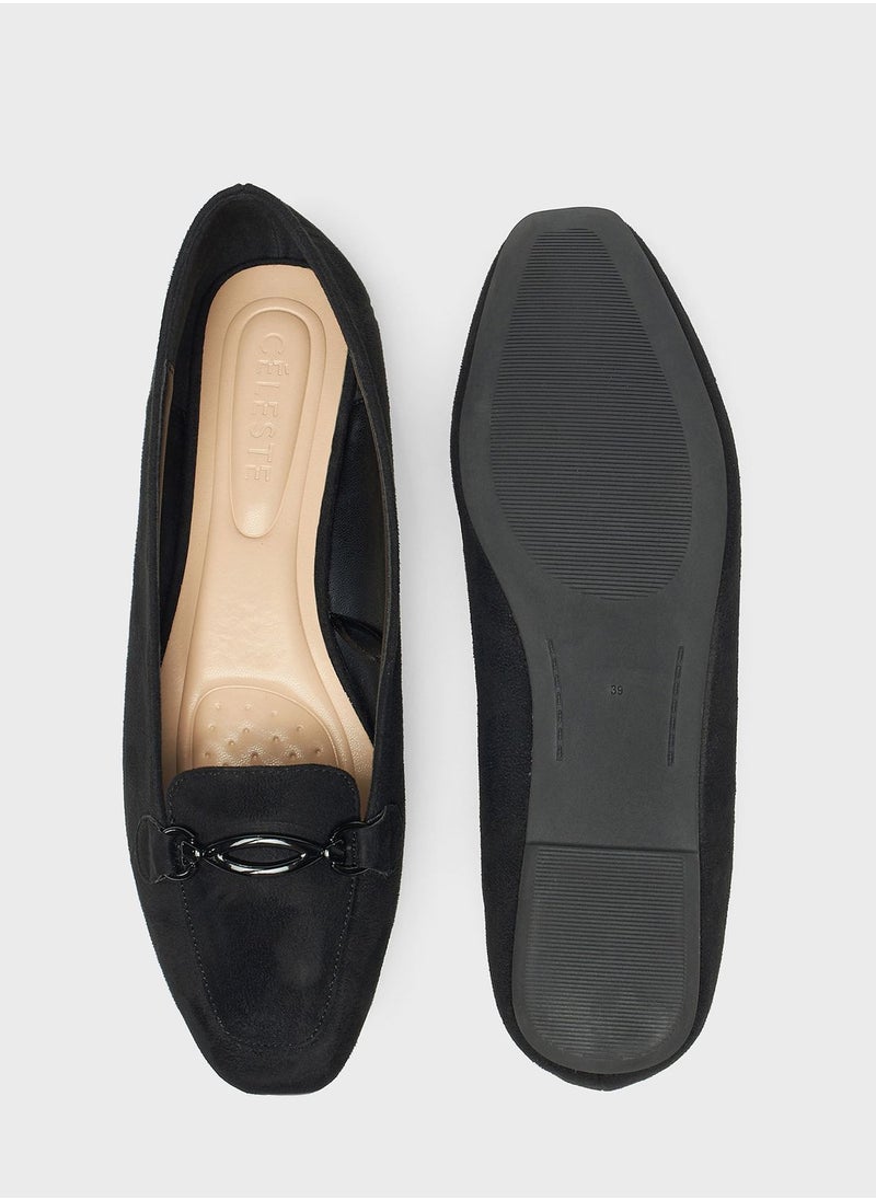 Celeste - Peep Toe Ballerina - Image 1
