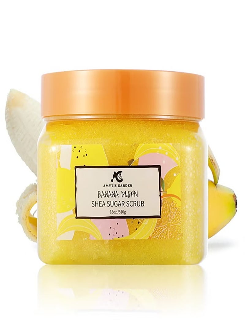 AMYTIS GARDEN Shea Sugar Scrub banana muffn 510 Grams