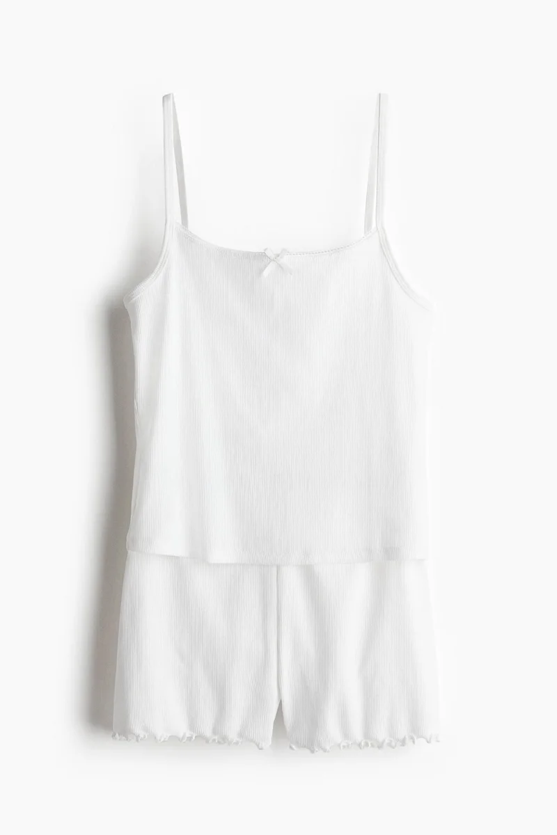 H&M 2-piece ribbed jersey set