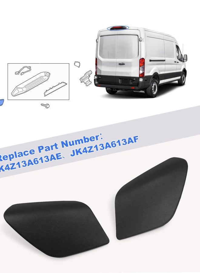 YUANTUO Third Brake Light Cover Trim Cover Fits for Ford Transit T150 T250 T350 2018 2019 2020, LH Driver and RH Passenger 1 Pair - Image 4