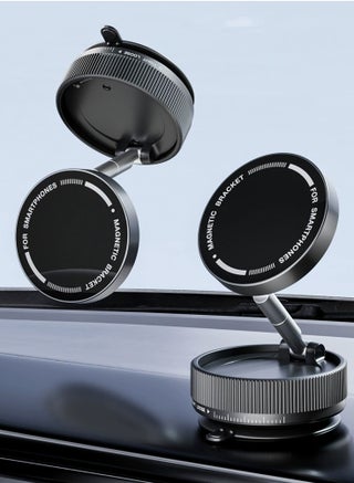 Magnetic Car Phone Holder - Super Strong Grip 360° Rotatable Mobile Stand for Car Dashboard, Compatible with MagSafe iPhone & Android, Multi-Scene Use on Mirror, Office, Kitchen (Black) - pzsku/Z4DB2599E85BAA2F17F1BZ/45/1741681647/2025f4c5-7189-41a8-ba7b-0cf72ea58ec8