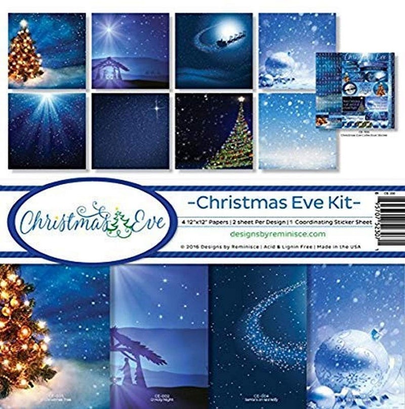 Reminisce CE-200 Christmas Eve Scrapbook Collection Kit - Image 2
