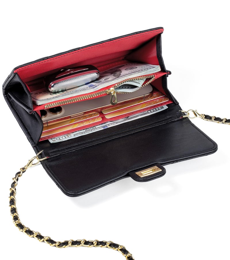 LUXHOT Small Crossbody Bags for Women, Small Purses Cross Body Purse Shoulder Bag, Phone Wallet Purse Sling Bag with Card Slots - Image 5