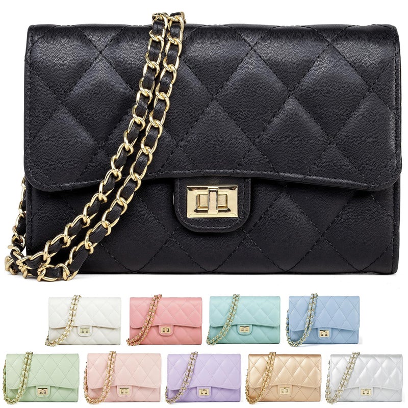 LUXHOT Small Crossbody Bags for Women, Small Purses Cross Body Purse Shoulder Bag, Phone Wallet Purse Sling Bag with Card Slots - Image 1