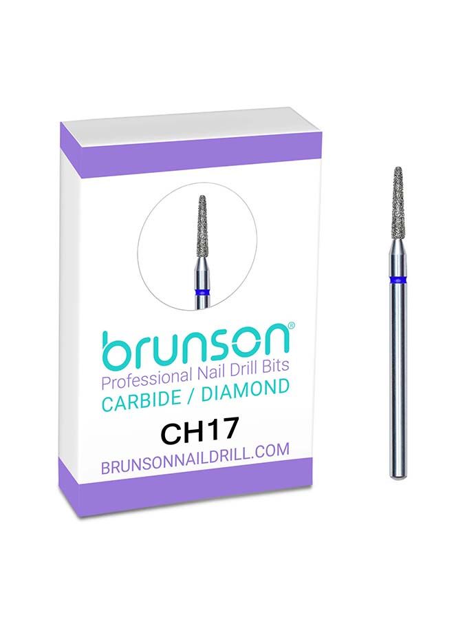 brunson Nail Drill Bits Diamond Cuticle Remover Nail Bits CH17 - Image 1