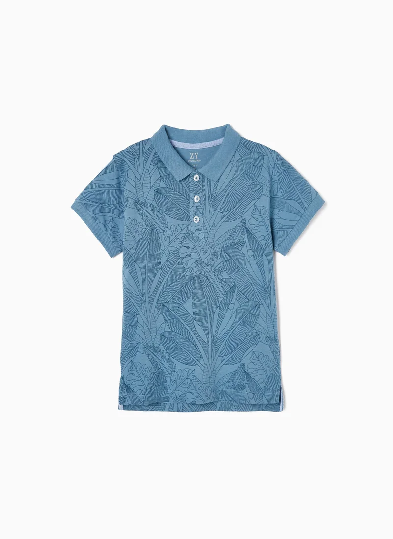 Zippy Zippy Cotton Polo Shirt for Boys Nature