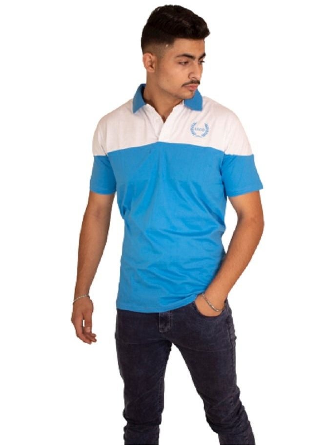 lecoo Men's summer cotton T-shirt - half sleeves  - Image 1