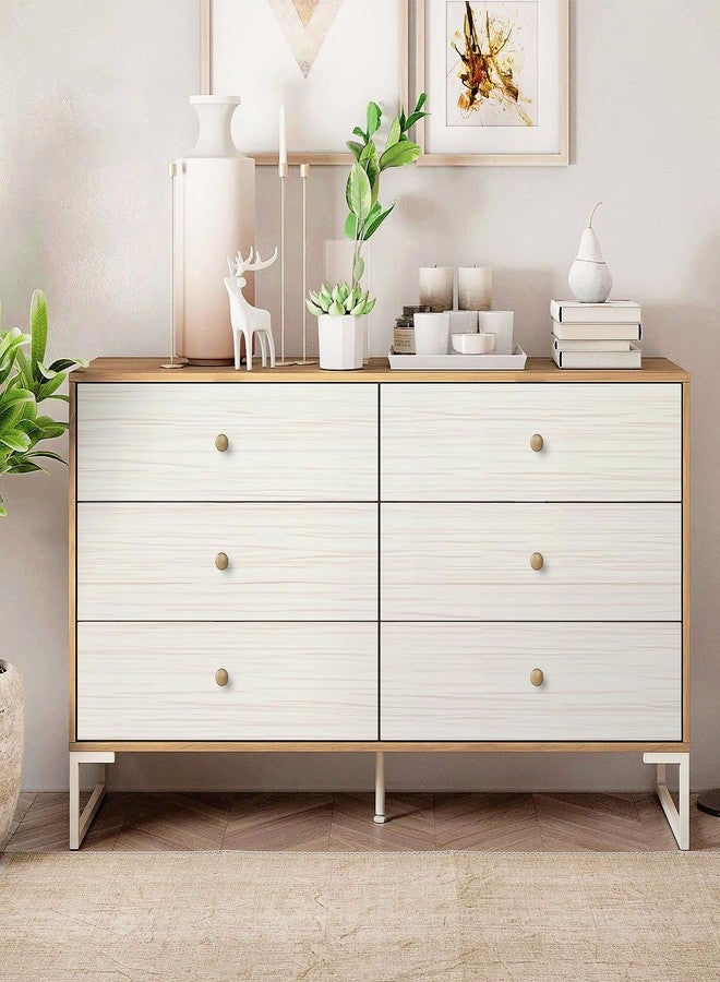 FunStick Thick Beige White Wood Contact Paper for Countertops Cabinets Waterproof Removable White Wood Wallpaper Peel and Stick Countertops Wood Grain Contact Paper for Desk Kitchen Drawers 12"x200" - Image 5
