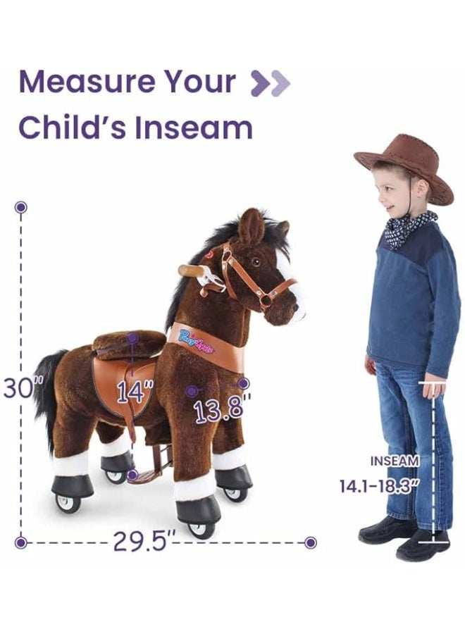 PonyCycle Ride On Horse Age 3-5 Chocolate Brown U-321 - Image 5