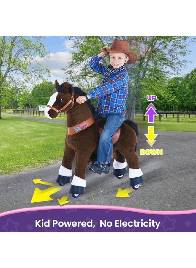 PonyCycle Ride On Horse Age 3-5 Chocolate Brown U-321 - Image 3
