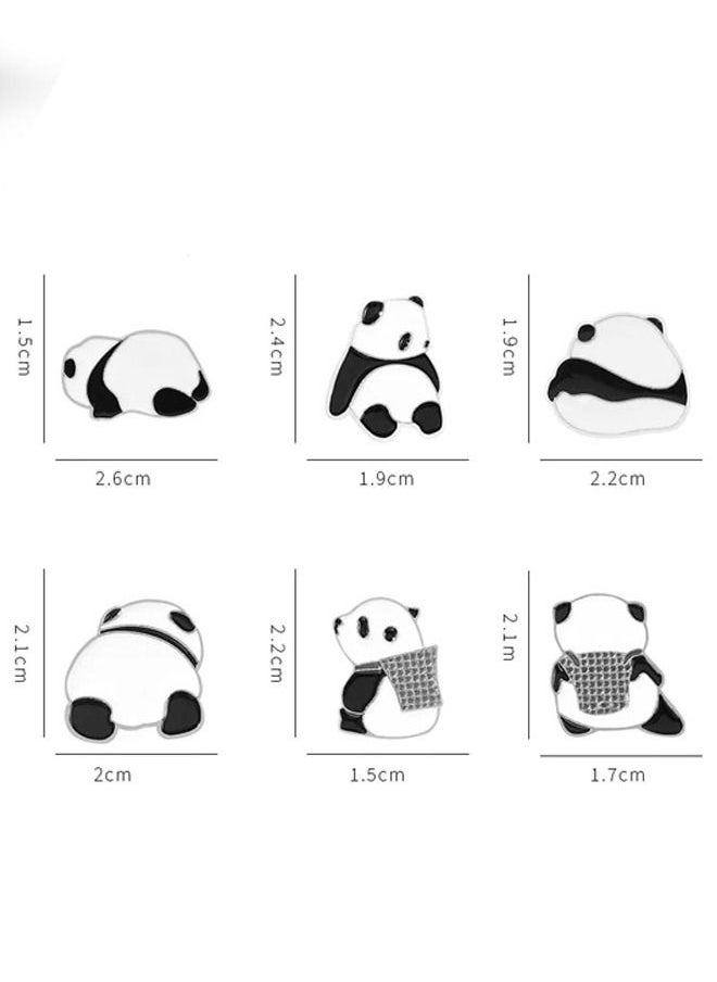 Generic - Distinctive and elegant unisex pin brooch with a panda bear design - Image 1