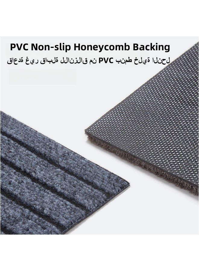 شبيلي 50×80 سم – حصيرة مدخل مانعة للانزلاق، حصيرة ترحيب، سجادة أرضية مناسبة للاستخدام الداخلي، للباب الأمامي، الحمام، المطبخ، غرفة المعيشة، غرفة النوم - Image 4