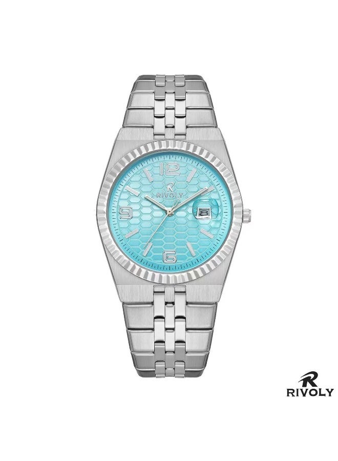 ريفولي ساعة كلاسيكية أنيقة بسوار ستانلس ستيل جديد اخر اصدار