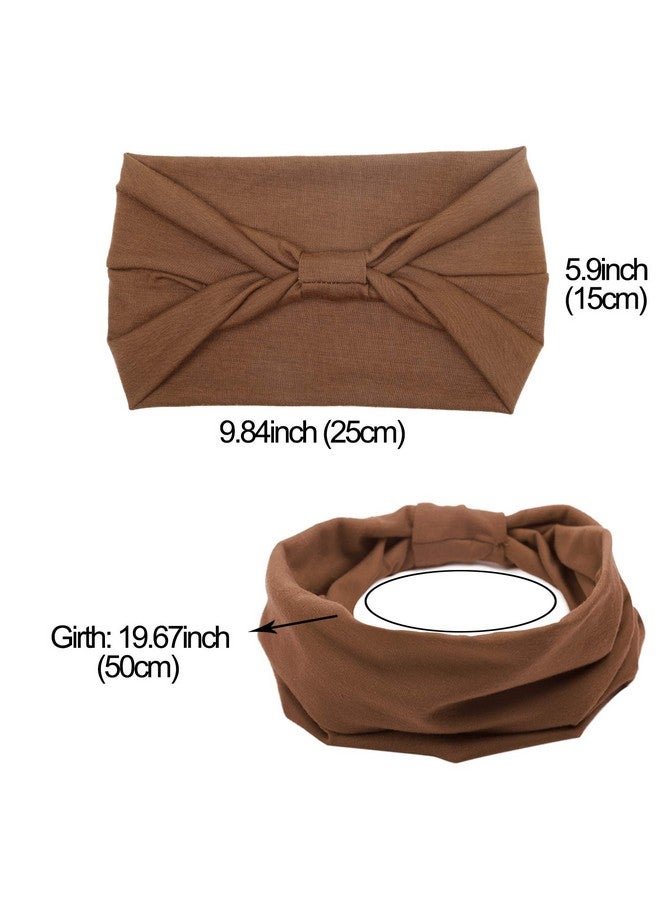 Tobeffect Headbands For Women African Boho Wide Hairband Headband Knotted Head Wraps Turbans Hair Accessories - Image 2