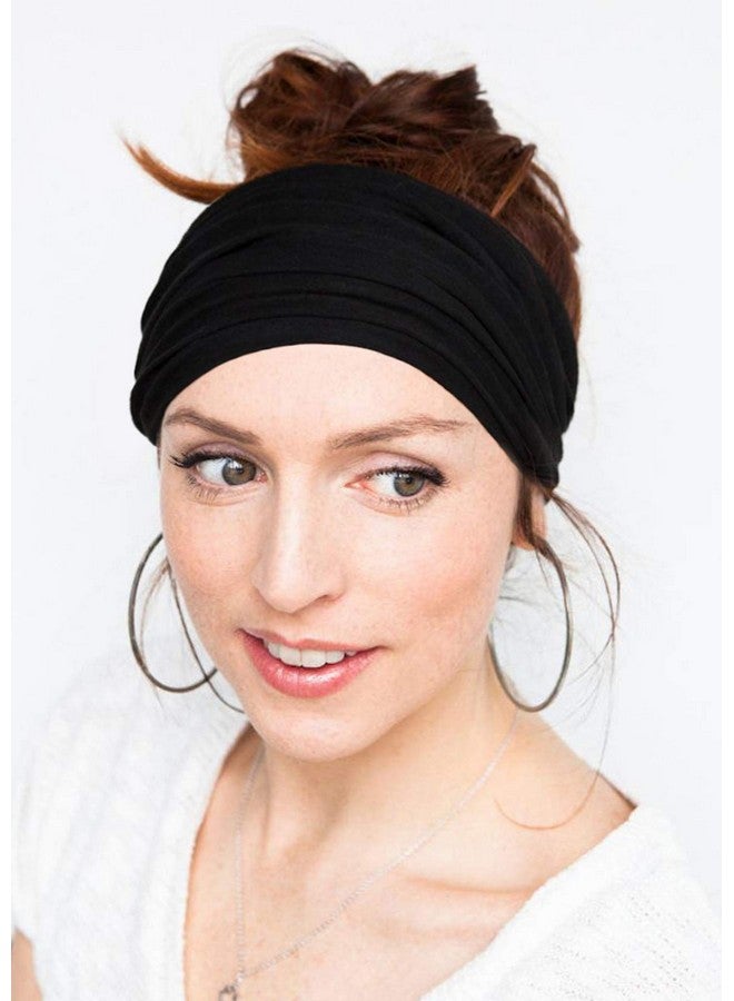 Tobeffect Headbands For Women African Boho Wide Hairband Headband Knotted Head Wraps Turbans Hair Accessories - Image 4