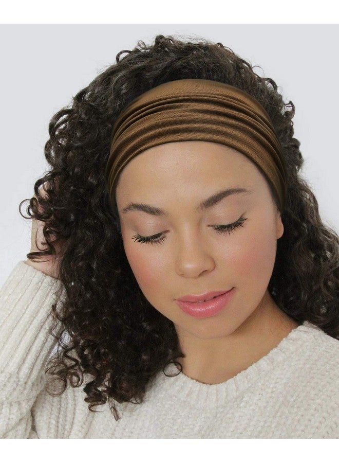 Tobeffect Headbands For Women African Boho Wide Hairband Headband Knotted Head Wraps Turbans Hair Accessories - Image 3