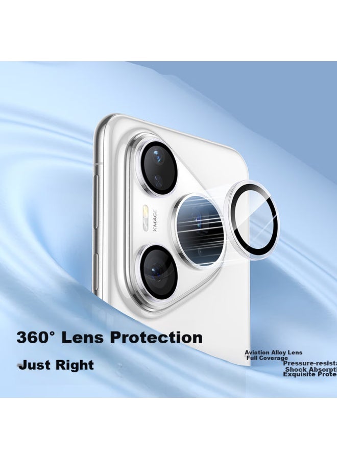 Smartdevil Huawei Pura80pro/+ Lens Film P80pro+ Tempered Glass Film Anti-fingerprint Automatic Positioning Camera Protection Film Transparent 2 Sets - Image 4