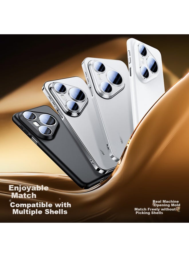 Smartdevil Huawei Pura80pro/+ Lens Film P80pro+ Tempered Glass Film Anti-fingerprint Automatic Positioning Camera Protection Film Transparent 2 Sets - Image 2