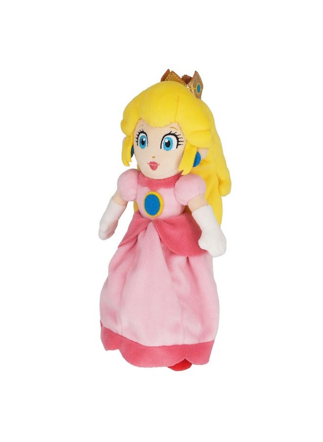 Sanei Super Mario All Star Collection - Ac05 - 10" Princess Peach Small Plush,Pink  - Image 1