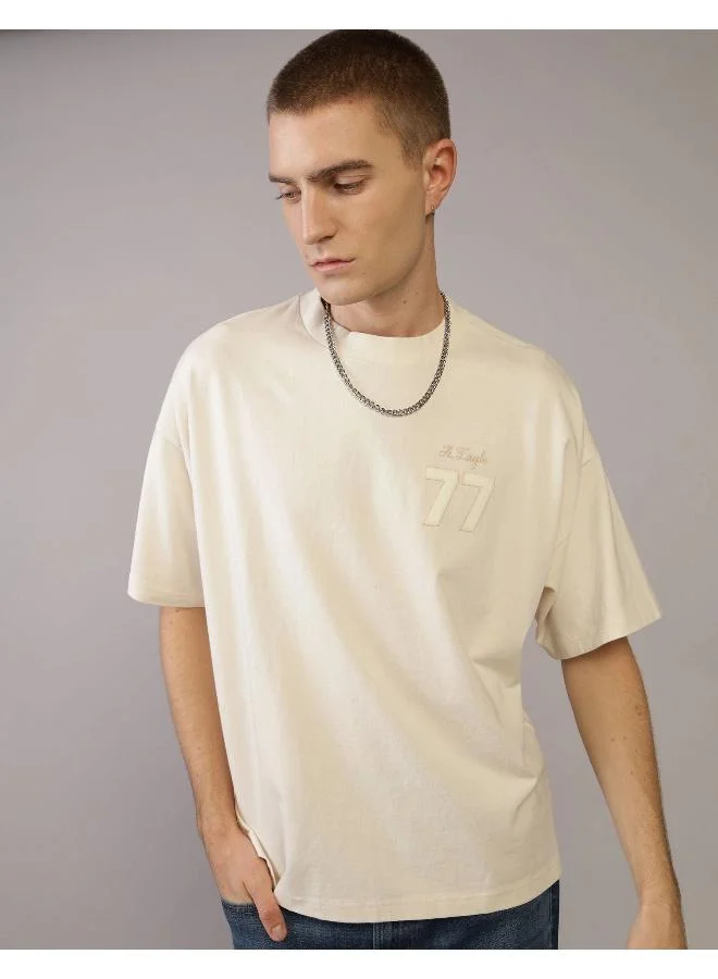امريكان ايجل AE Oversized Logo Graphic T-Shirt