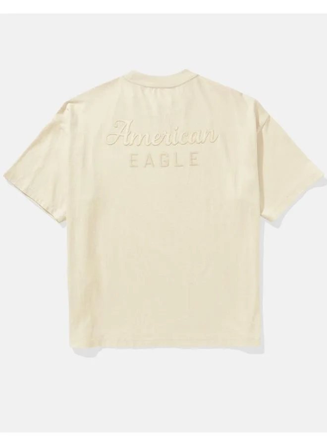 امريكان ايجل AE Oversized Logo Graphic T-Shirt
