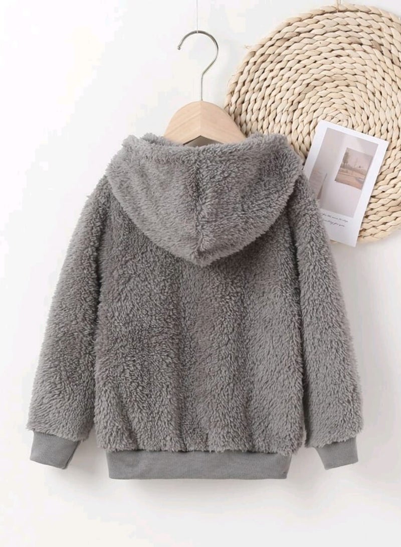 Shein Young Boys Letter Graphic Hooded Sweatshirt - Image 2